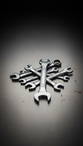 Polished Nickel Combination Wrench Set